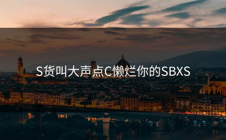 S货叫大声点C懒烂你的SBXS